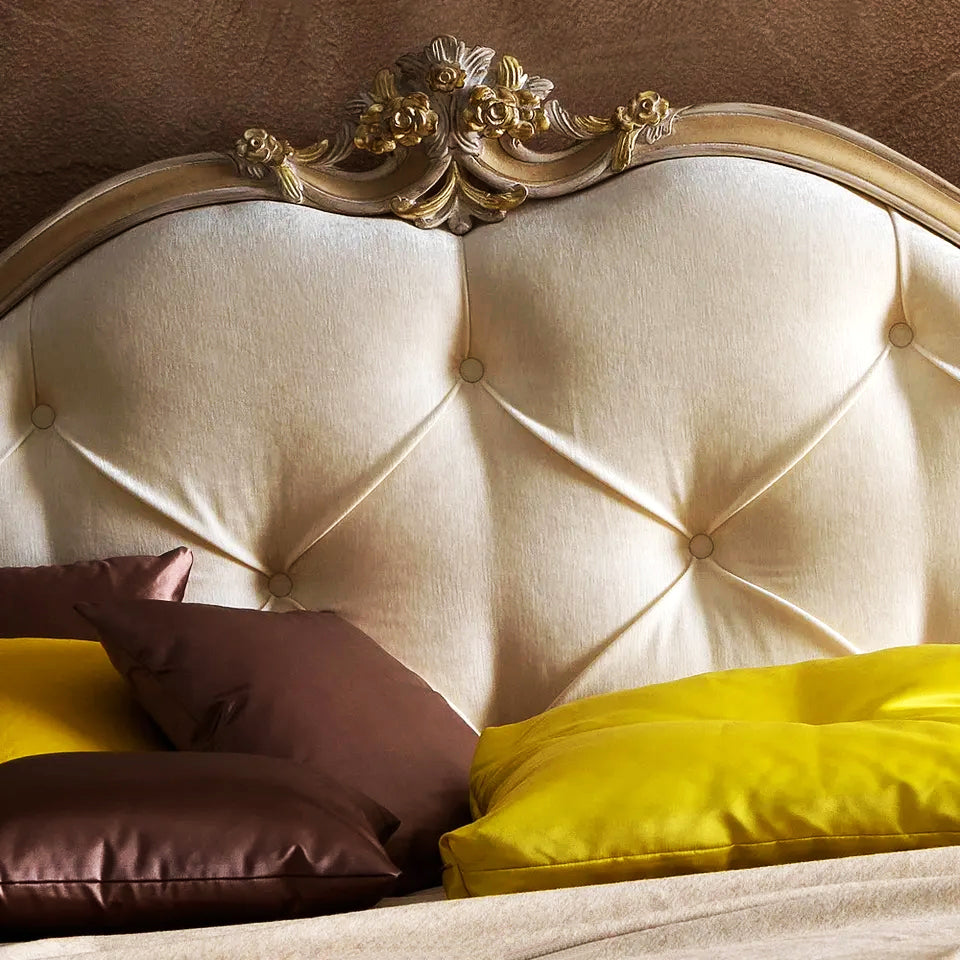 A luxurious bed