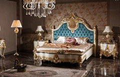 A luxurious royal bed