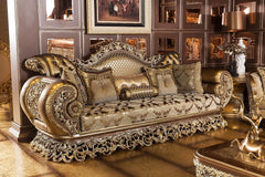 Pale Golden color 3 seater sofa
