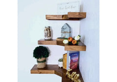 Hand Crafted Teak Wooden Corner