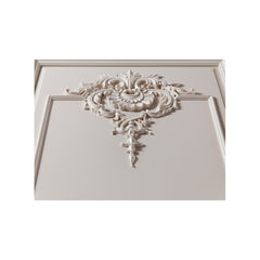 Refined Solid Wood Hand Carved Door