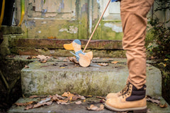 Wooden Duck Push Toy for Toddlers