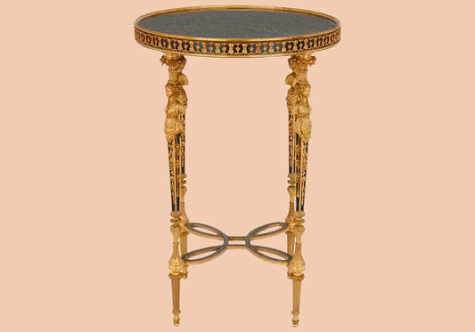 Royal Luxury Antique Neoclassical Style Side Table