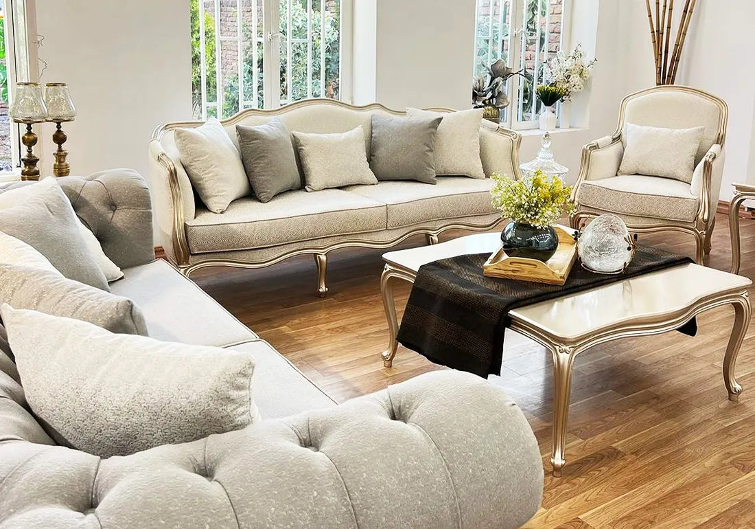 classical wooden sofa set