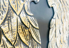 Rustic Hand-Carved Wooden Decorative Wall Hanging Art