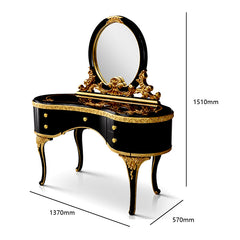 Luxury French Style Carving Dressing Table