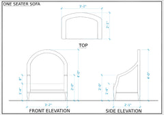 Classical Handcrafted Wooden Sofa Set and Chair