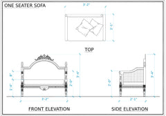 Classical Teak Wooden Carving Sofa Set