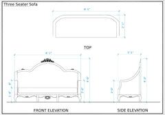 Luxury Design Premium Handcrafted Wooden LSGF Sofa Set