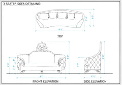 Royal And Luxury Heavy Wooden Crafted Sofa Set