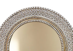 Rustic Carved Handcrafted Wooden Furniture Mirror