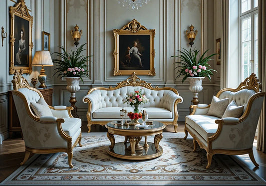 European Design Royal Grandeur wooden Carved Sofa Set