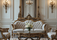 European Design Imperial Elegance wooden Carved Sofa Set