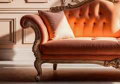 Regal Elegance Heavy Solid Teak Wood 3 Seater Sofa