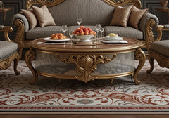 Antique Design Majestic Heirloom Wooden High-Carved Sofa Set