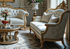 European Design Royal Grandeur wooden Carved Sofa Set