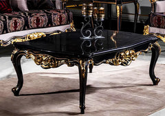 black color center table