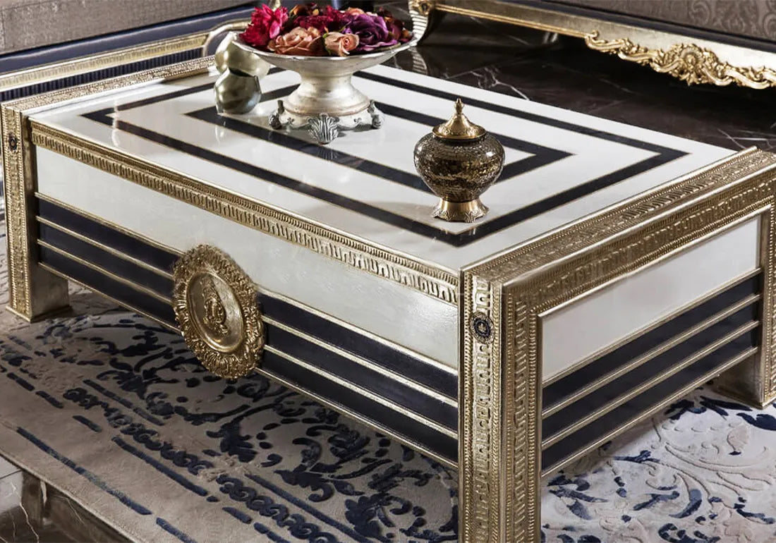 antique design wooden center table