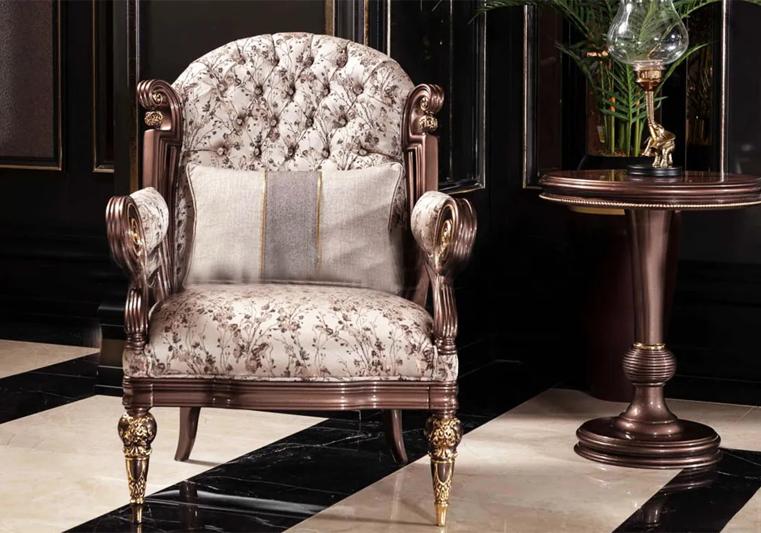 royal look antique arm chair
