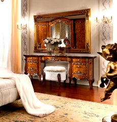 Royal Bespoke Style Carving Dressing Table