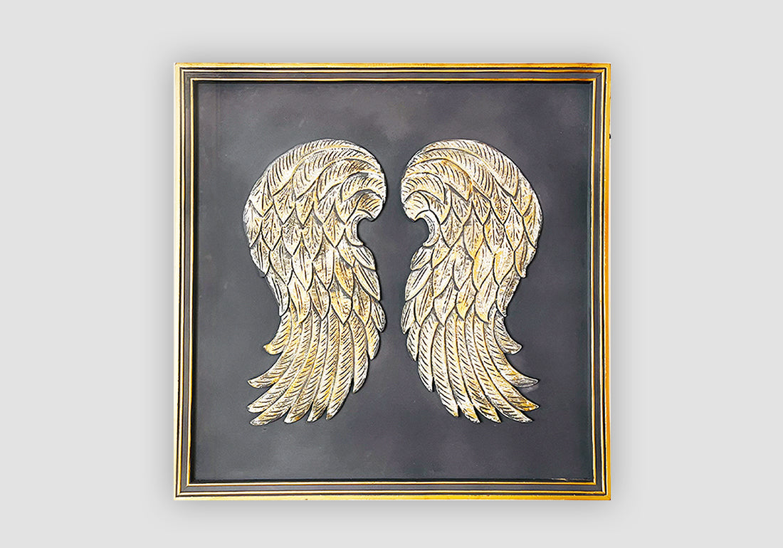 Rustic Hand-Carved Wooden Decorative Wall Hanging Art