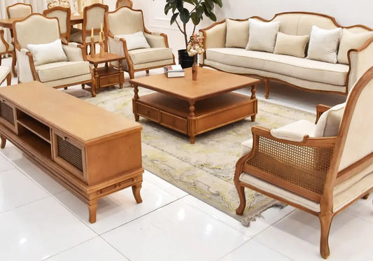 Brown color Classical Sofa Set