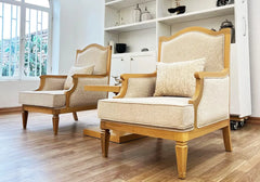 2 Golden Sofa Chair
