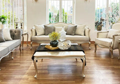 Classical 3 seater sofa and center table