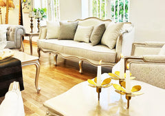 White color 3 Seater Sofa