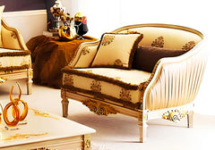 Golden Color Sofa Arm Chair