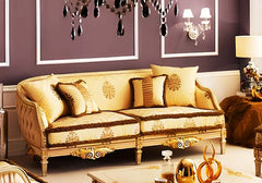 Royal and Premium Look Handcrafted Wooden Sofa Set