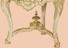 Luxury Classic Royal Teak Wood Side Table