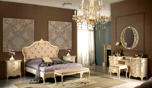 Classic European Style Hand Carving Dressing Table