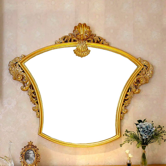 Luxury Classic Hand Carving Solid Teak Wood Dressing Table