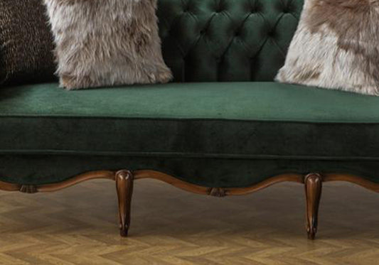 Classic Comfort Wooden Hand Crafted 3 Seater Sofa