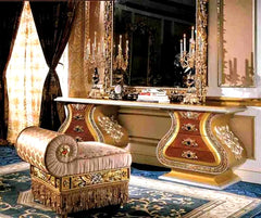 Luxury Exquisite Hand Carving Dressing Table