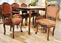 Classical and Antique Look Wooden Dining Table Set