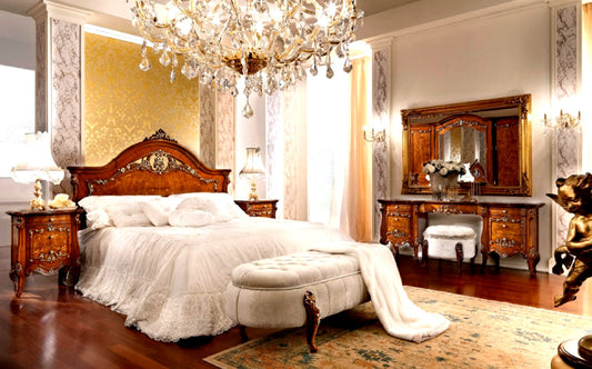 Royal Bespoke Style Carving Dressing Table