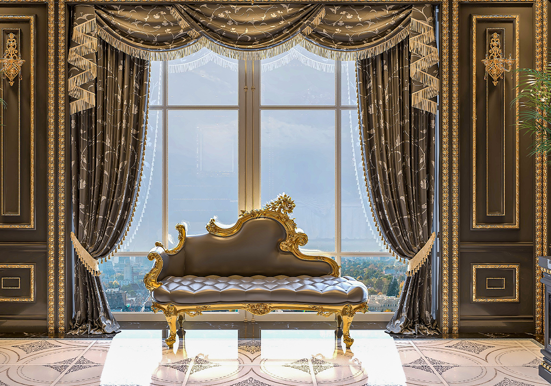 Antique Style Solid Teakwood Handcrafted Chaise Lounge