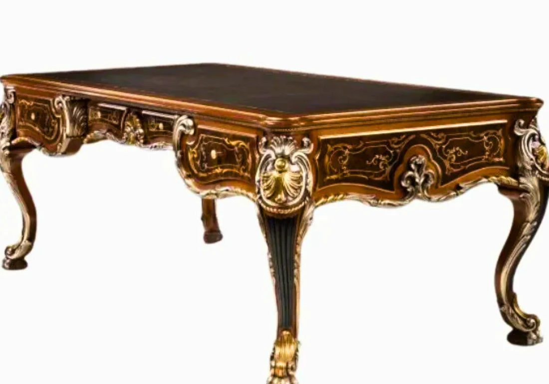 European hand crafted teak wooden Table
