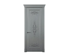 Classic European Style Hand Carved Wooden Door