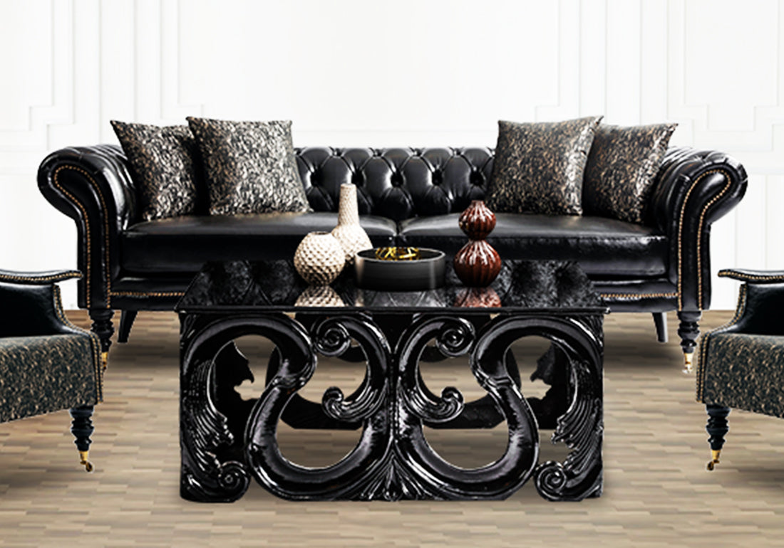 Luxury Classic Wooden Handcrafted Carving Sofa Set