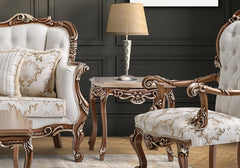 Luxury European Style Wooden Hand Carving Sofa Set