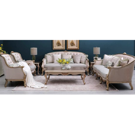 classical beige color sofa set