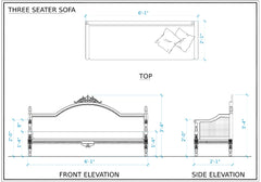 Classical Teak Wooden Carving Sofa Set