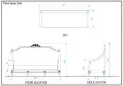 Royal Style Handmade Teakwood Sofa Set and Table