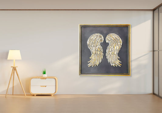 Rustic Hand-Carved Wooden Decorative Wall Hanging Art