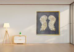 Rustic Hand-Carved Wooden Decorative Wall Hanging Art