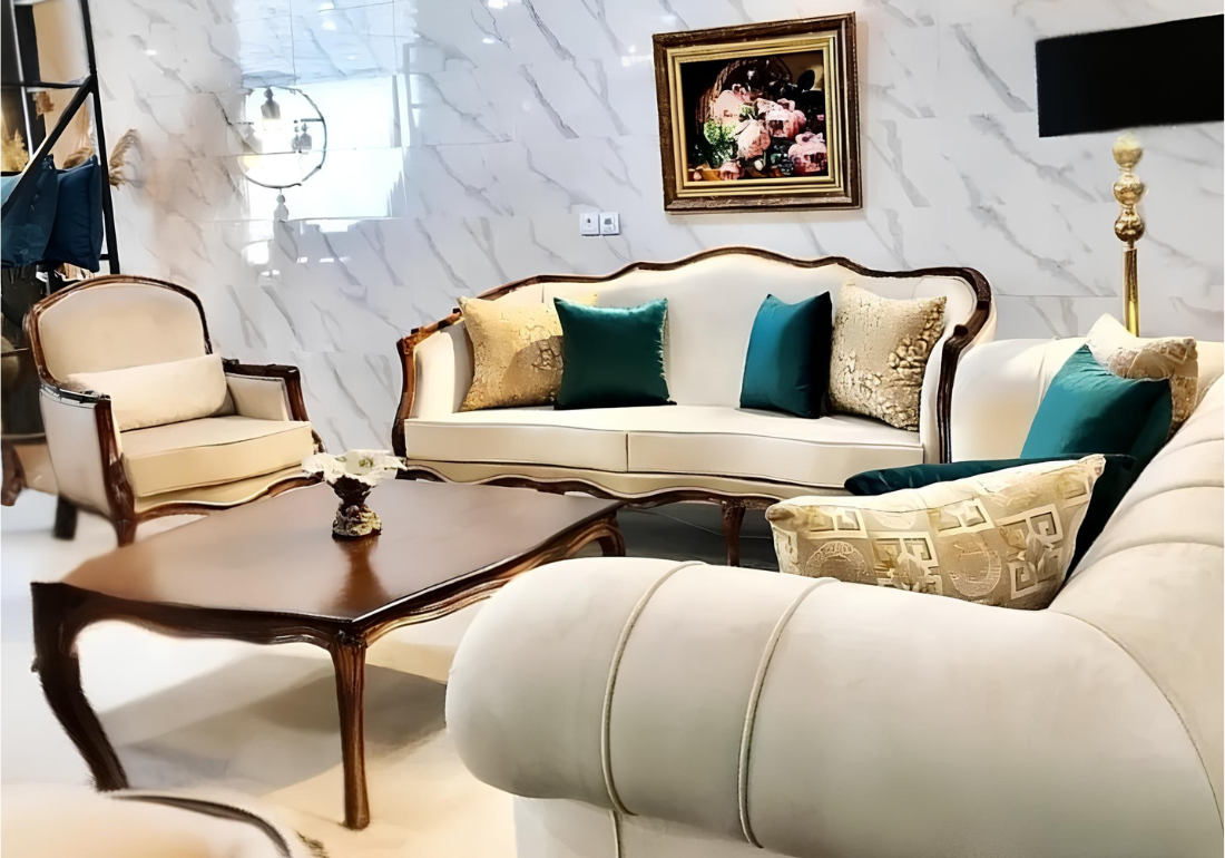 classical wooden sofa set