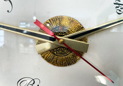 Antique Premium Wooden Round Wall Clock Handicraft